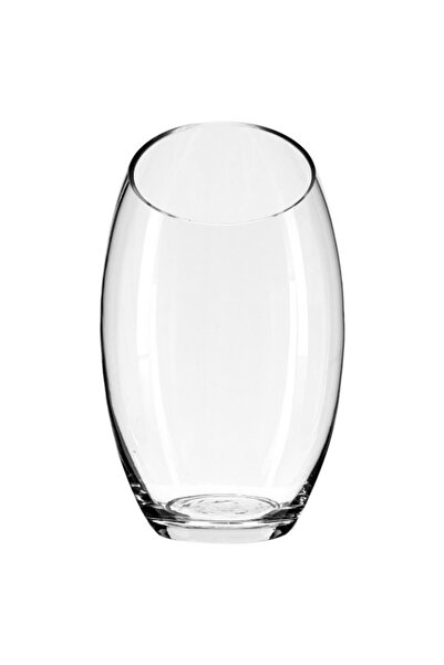 Atmosphera مزهرية زجاجية منحنية الشكل بتصميم عصري