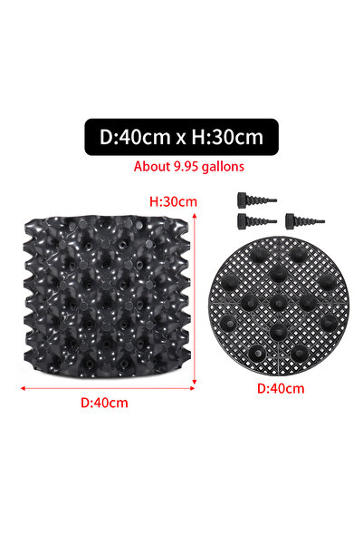 Choice5 D40XH30 قطعة واحدة، أداة تقليم للتحكم في جذور النباتات، أصص مشاتل، أد...