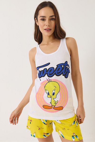 Bianco Lucci Set pijama pentru damă cu imprimeu Tweety 60283168