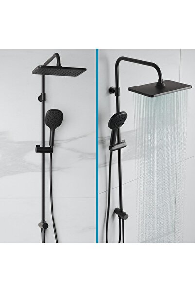 Adell Mode S Rain Duş Sistemi -Mat Siyah