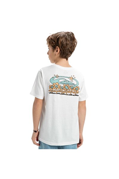 Quiksilver Evo Nature Magic Yth Αγόρι Λευκό T-Shirt ΑΝΔΡΙΚΟ ΠΑΙΔΙΚΟ T-SHIRT EQBZT04837