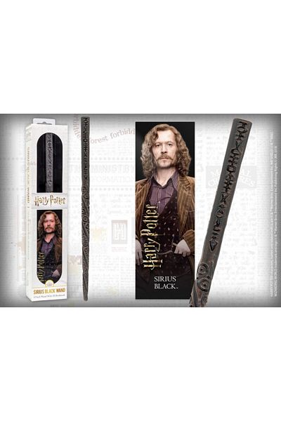 Noble Collection Bagheta Harry Potter Sirius Black Cu Semn De Carte, 30 Cm