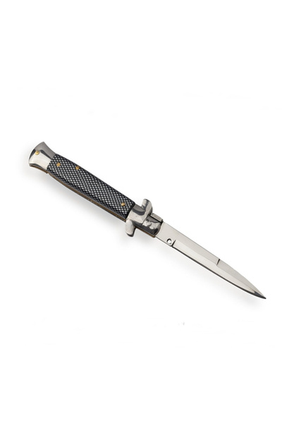 Depox IdeallStore® hunting knife, Italian Stance, stainless steel, 22.5 cm, gray, sheath included