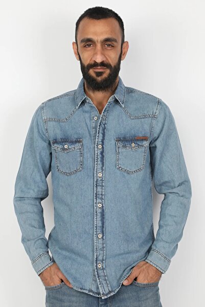 BALİNS Erkek Gömlek Asit Yıka