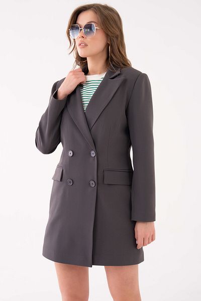 Saade Anthracite Button Detailed Business Jacket