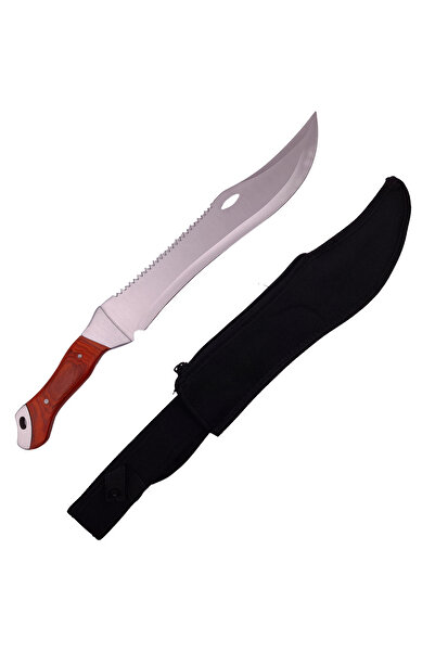 Depox Lovecká mačeta, USA Croc, nerezová ocel, stříbrná, 47 cm