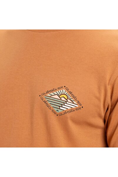 Quiksilver Ανδρικό κόκκινο μπλουζάκι Evo Future Islands ΑΝΔΡΙΚΟ T-SHIRT EQYZT08038