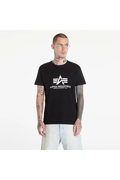 Alpha Industries Tricou negru pentru bărbați Alpha Industries Basic T Black