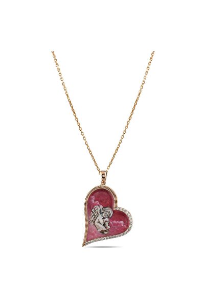 Lial Diamond 0.17 Karat Eros Desenli Kolye, Mücevher Sertifikalı