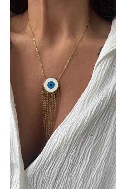 Vi store Çelik Zincirli Göz Kolye