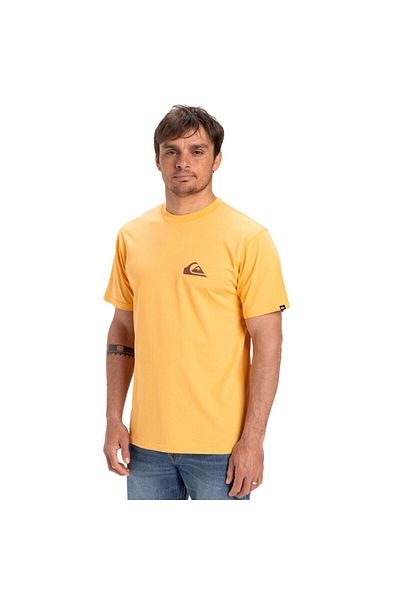 Quiksilver Ανδρικό κίτρινο μπλουζάκι με λογότυπο Home Mini Ανδρικό μπλουζάκι Eqyzt08042