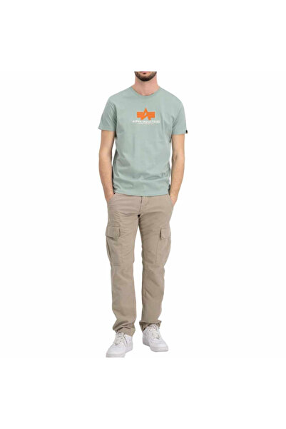 Alpha Industries Ανδρικό πράσινο t-shirt Alpha Industries Basic T Dusty Green