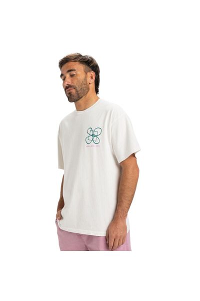 Quiksilver Hw Outside Inside Tricou alb pentru bărbați TRIOC BĂRBAȚI EQYZT08032