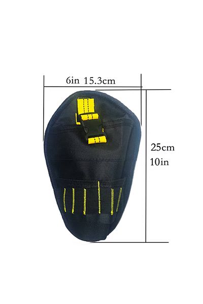 Choice Black Power Tool Holster Cordless Drill Holster/single Hook With Metal Clip For Easy Attachment