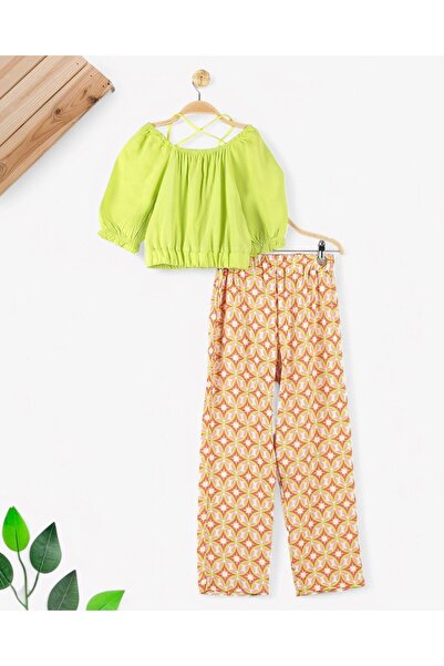 VOY KİDS 6-7-8-9-10 ani Costum de canotaj de vară etnic Dezin cu picioare largi