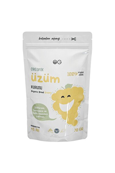 OG natural Organik Üzüm Kurusu 70gr