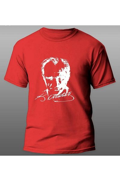 K&S Ataturk Silhouette Printed Crew Neck Oversize T-Shirt