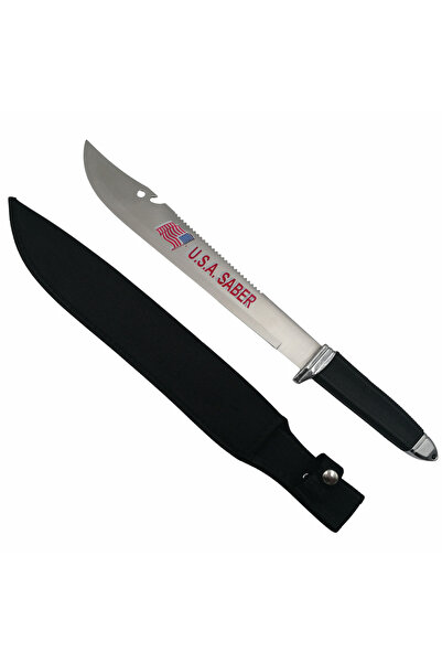 Depox Lovecká mačeta IdeallStore, USA Freeknife, černá, 45,5 cm, včetně pouzdra.