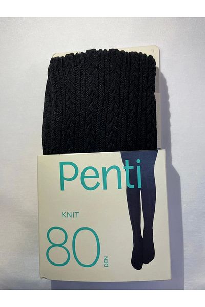 Penti ЧОРАПИ PENTİ PRETTY KNIT 80 DEN, ЧЕРНИ, 11-13 ГОДИНИ