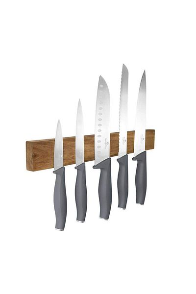Berlinger Haus Acacia wood magnetic knife set 6 pcs Aspen Collection
