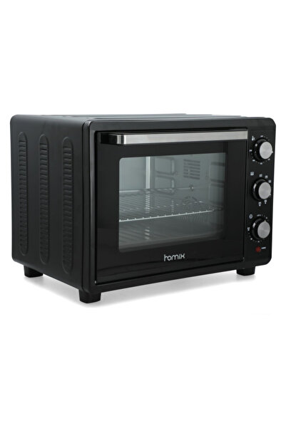 HOMİX 1500W 220-240V Manual Control Rectangular Plastic Toaster Oven 35 Liter