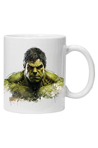 OEM Εξατομικευμένη λευκή κούπα "Hulk 2", INOVATIX®️. 330ml