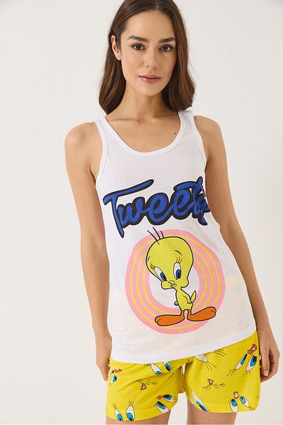 Bianco Lucci Set pijama pentru damă cu imprimeu Tweety 60283168