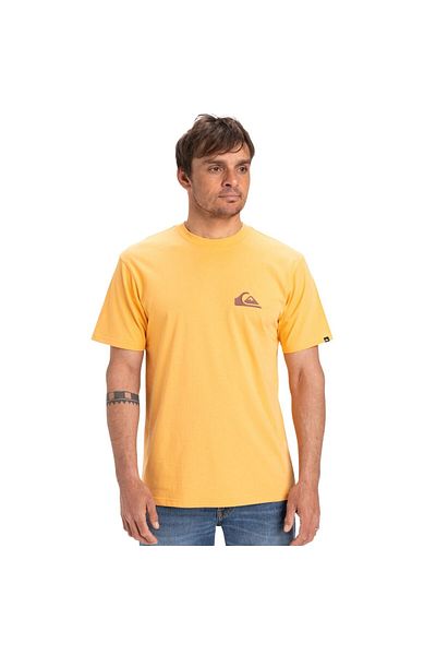 Quiksilver Ανδρικό κίτρινο μπλουζάκι με λογότυπο Home Mini Ανδρικό μπλουζάκι Eqyzt08042