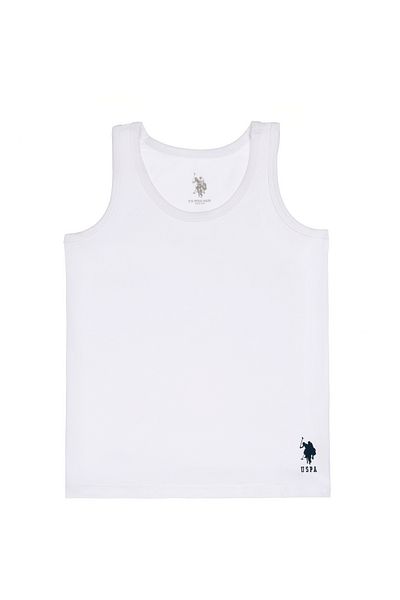 U.S. Polo Assn. Boy's 2-Piece White Undershirt 50310967 -Vr013