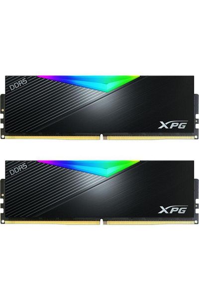 Adata Memorii ADATA Lancer, DIMM, DDR5, 16GB(2x8GB), 6400MHz, CL32, Iluminare RGB, Kit de 2