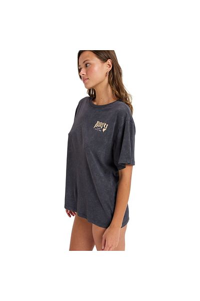 Roxy Sunnyoversize Optic Wash Women's Gray T-Shirt Women's T-Shirt Erjzt05905