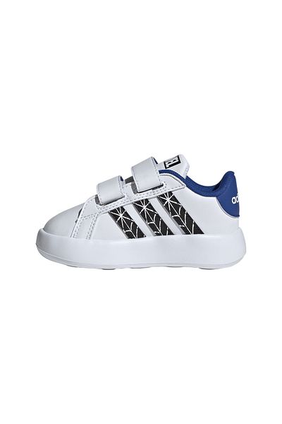 adidas Spider-Man Grand Court Kids White Sneakers