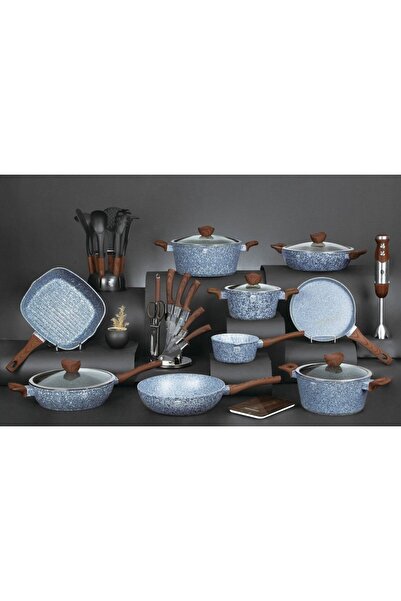 Berlinger Haus Grilovací pánev s poklicí a mramorovým povrchem 28 cm Forest Line