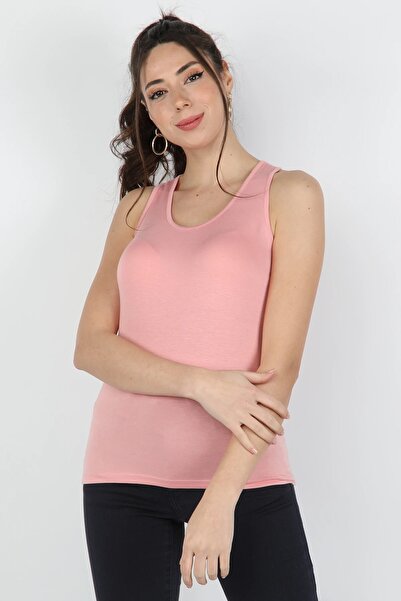 BALİNS Kadın Viskon Atlet Pembe