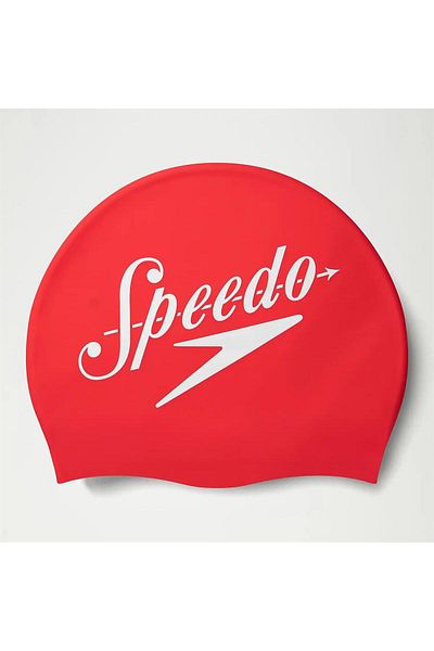 SPEEDO قبعة Redwhite للجنسين بشعار - Au Redwhite Bone 8-0838514614
