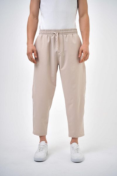 Respire Παντελόνι Jogger Basic Carrotfit σε μπεζ χρώμα