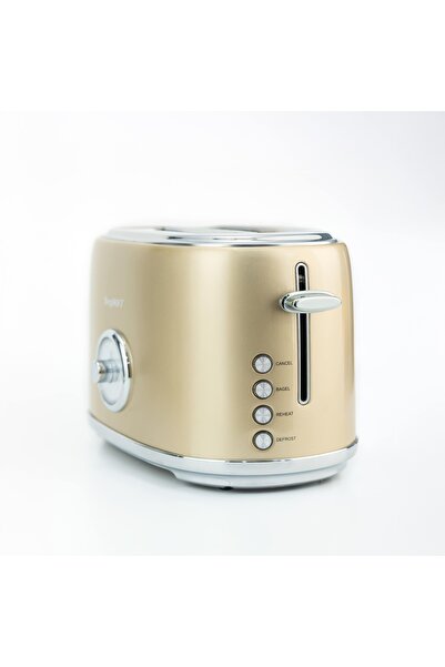 Berghoff Gem Metallic Gold Two Slice Toaster