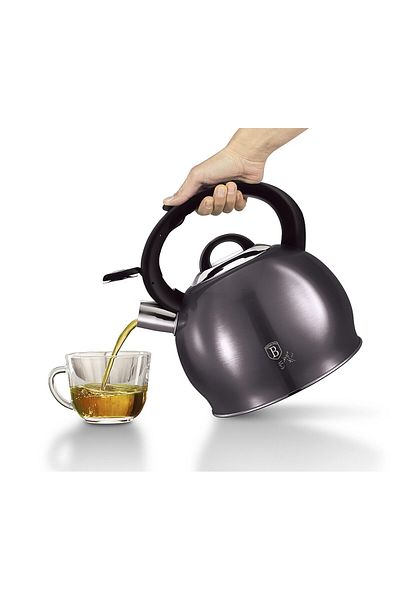 Berlinger Haus Fierbător fluier din oțel inoxidabil 3 L Carbon Pro Line