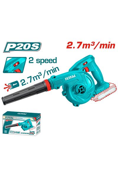 TOTAL Cordless Blower 20V With Battery & Charger