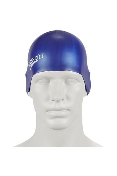 SPEEDO Cască de înot din silicon Blue Bone pentru copii - 8-709900002