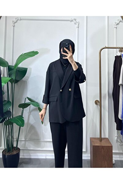 Ghisa GOLD DÜĞME DETAYLI BLAZER CEKET