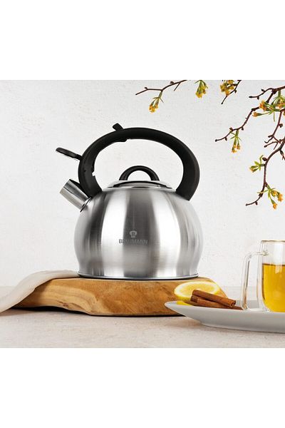 Blaumann Fierbător fluier din oțel inoxidabil 3 L Silver Edition
