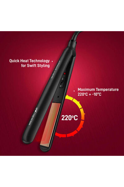İkonic Ikonic Simply Straight Hair Straightener - Black & Golden