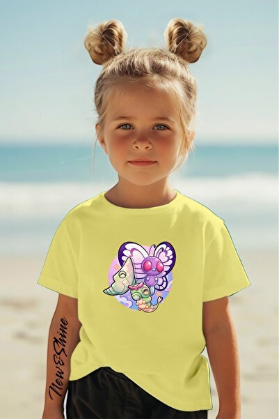 New Shine Dječja majica sa nadimkom "Pokemon Butterfly" u velikom formatu