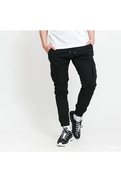 Alpha Industries Ανδρικό μαύρο φούτερ Alpha Industries Cotton Twill Jogger