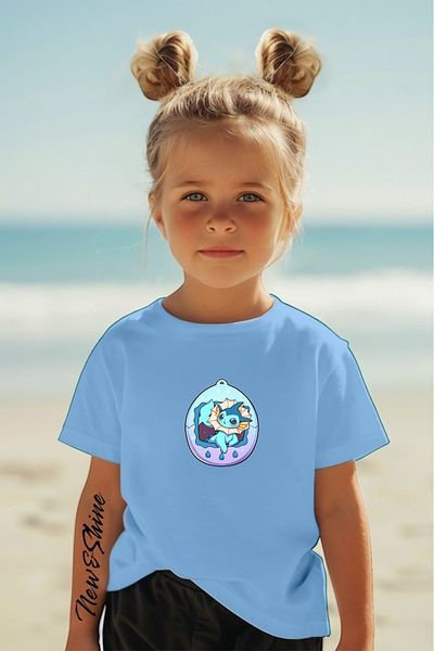 New Shine 1 tricou este un cadou pentru achiziții de 6 și mai sus în coș - Tricou pentru copii supradimensionat cu imprimeu Pokemon