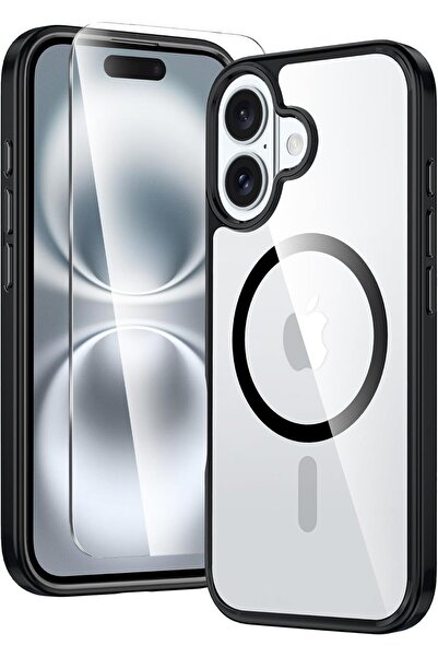 AWH جراب iPhone 16: مغناطيسي، بدرجة عسكرية، مقاوم للصدمات، مضاد للاصفرار، رفي...
