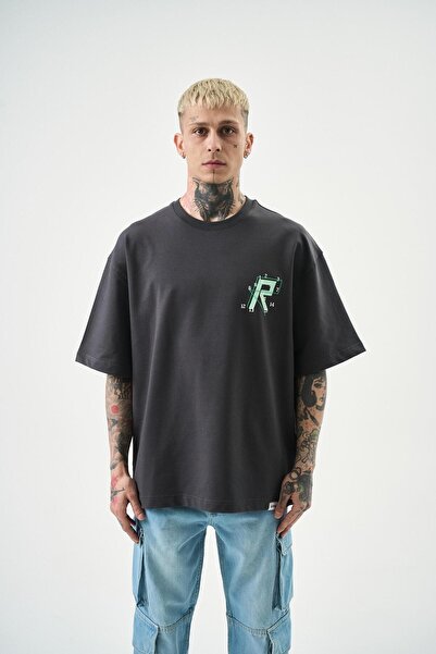 Respire Чоловіча вишита футболка оверсайз модель R