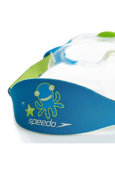 SPEEDO Sea Squad Mask Ju Blue/Green Unisex Children's Swimming Glasses 8-087638029