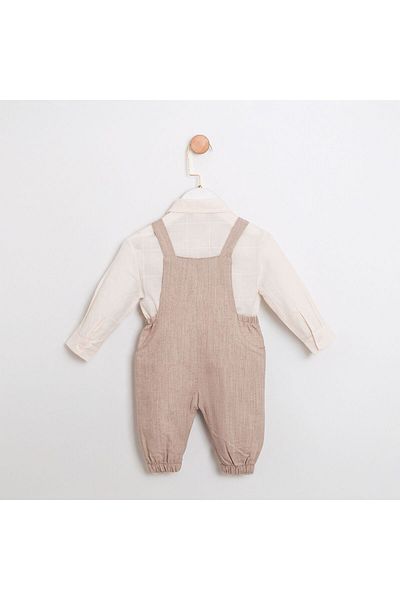 Little Ya Ya Love Dustin Baby Boy Shirt Salopet Bow Tie Suit